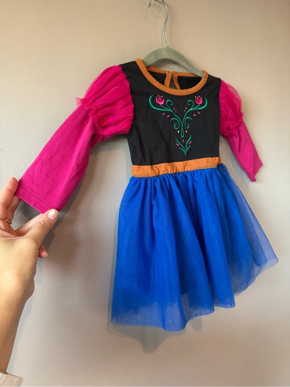 Disney X Monica + Andy Princess Anna Frozen Dress Costume Size 12-18 months